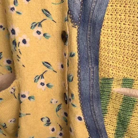 Colorful Patchwork Cardigan Plus Size 3X NWT - Picture 2 of 4